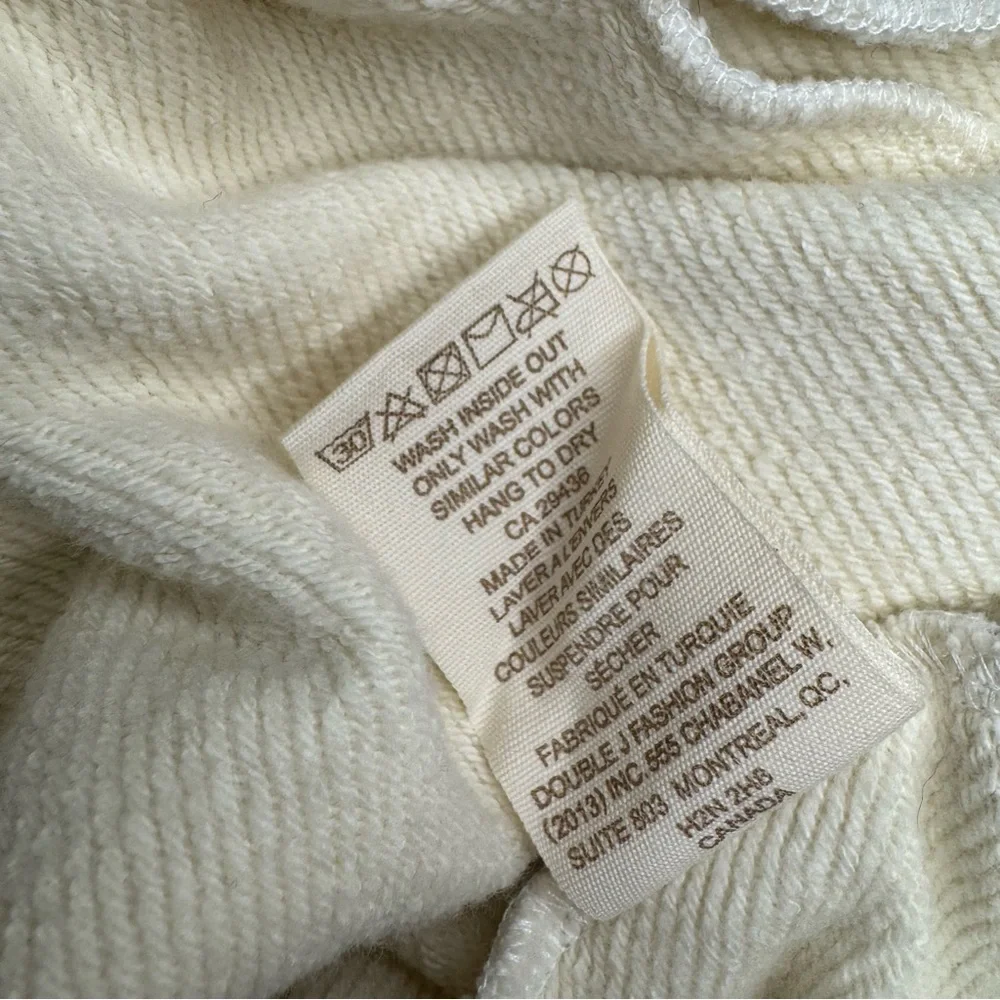 Wanakome Hestia Cowl Neck Zip Up Terry Sweatshirt Size XXL NWT Oatmeal - Picture 14 of 16